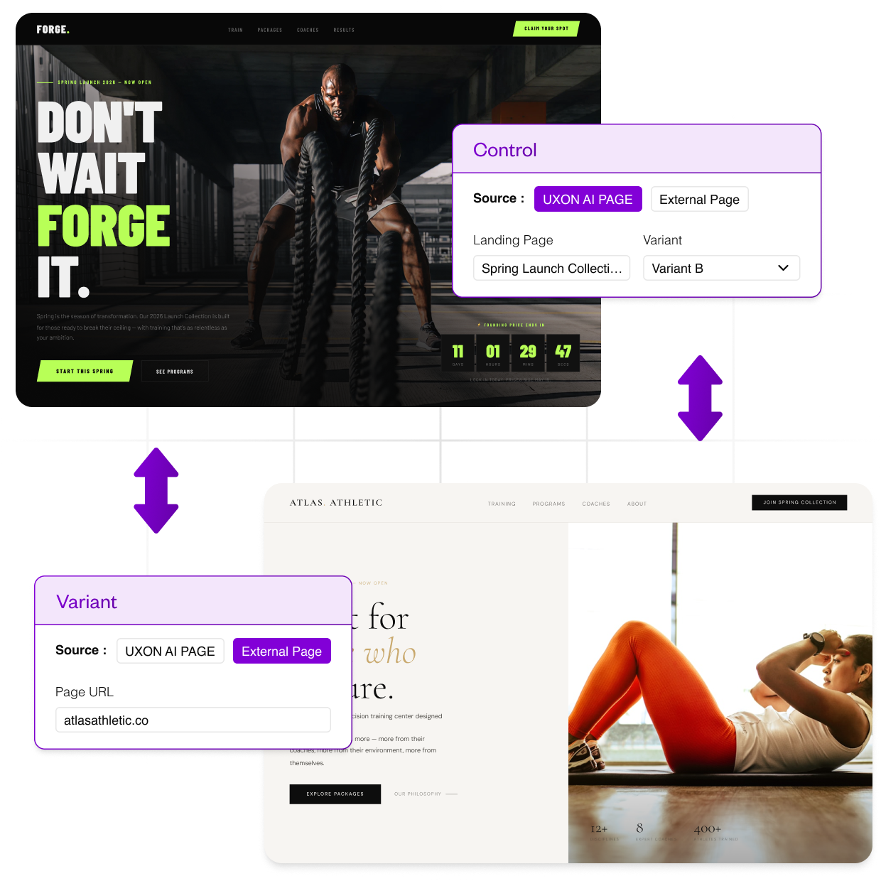 A/B test any page on any domain